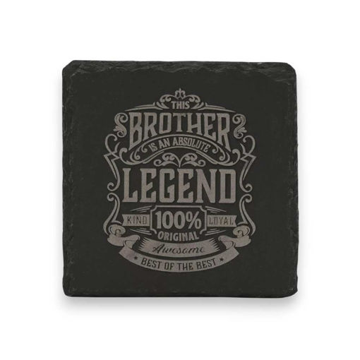 Picture of LEGEND SLATE COASTER - BROTHER